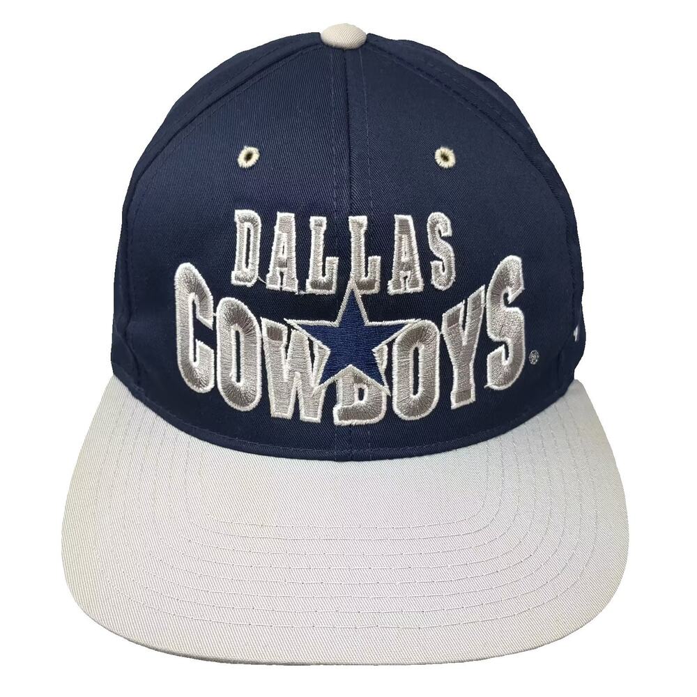Dallas Cowboys NFL ANI Snapback Hat Blue Silver One Size Embroidered Logo Cap